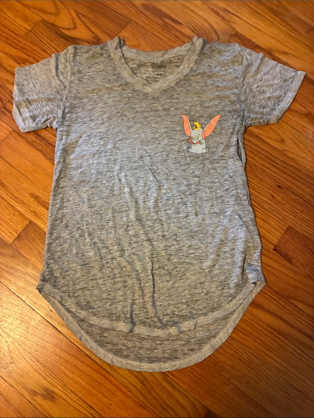 Disney Gray Tee with Dumbo size XS